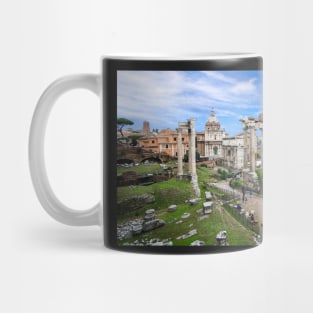 Roman Forum in Rome, Italy also known as Foro di Cesare Mug